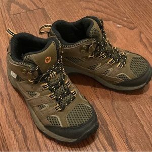 Kids Merrill waterproof hiking boots